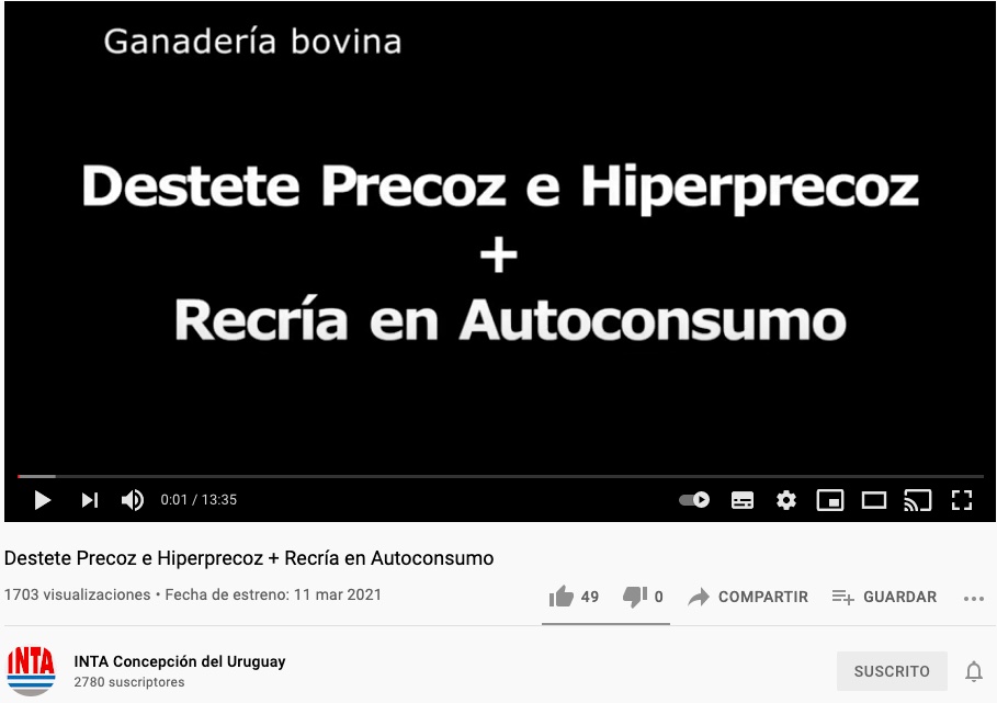 destete precoz e hiperprecoz 2021